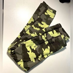 Lululemon Green Camo Capris